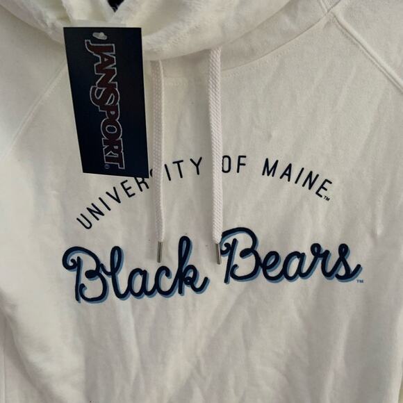University of Maine black bears funnel neck sweatshirt jansport new pullover S m - Picture 7 of 9